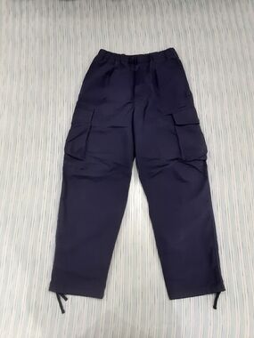 Uniqlo Men's Wide Cargo Pants. (Blue)